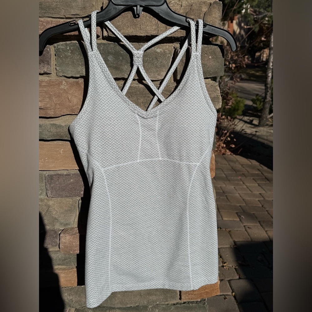 Athleta Strappy Light Gray Camisole